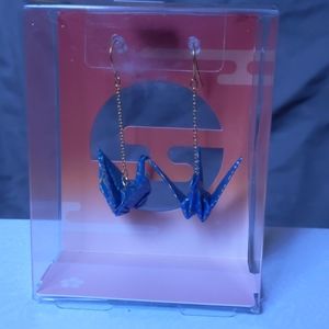 Origami Crane Earrings